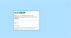 Desktop Screenshot of maintenance-www.seat24.no